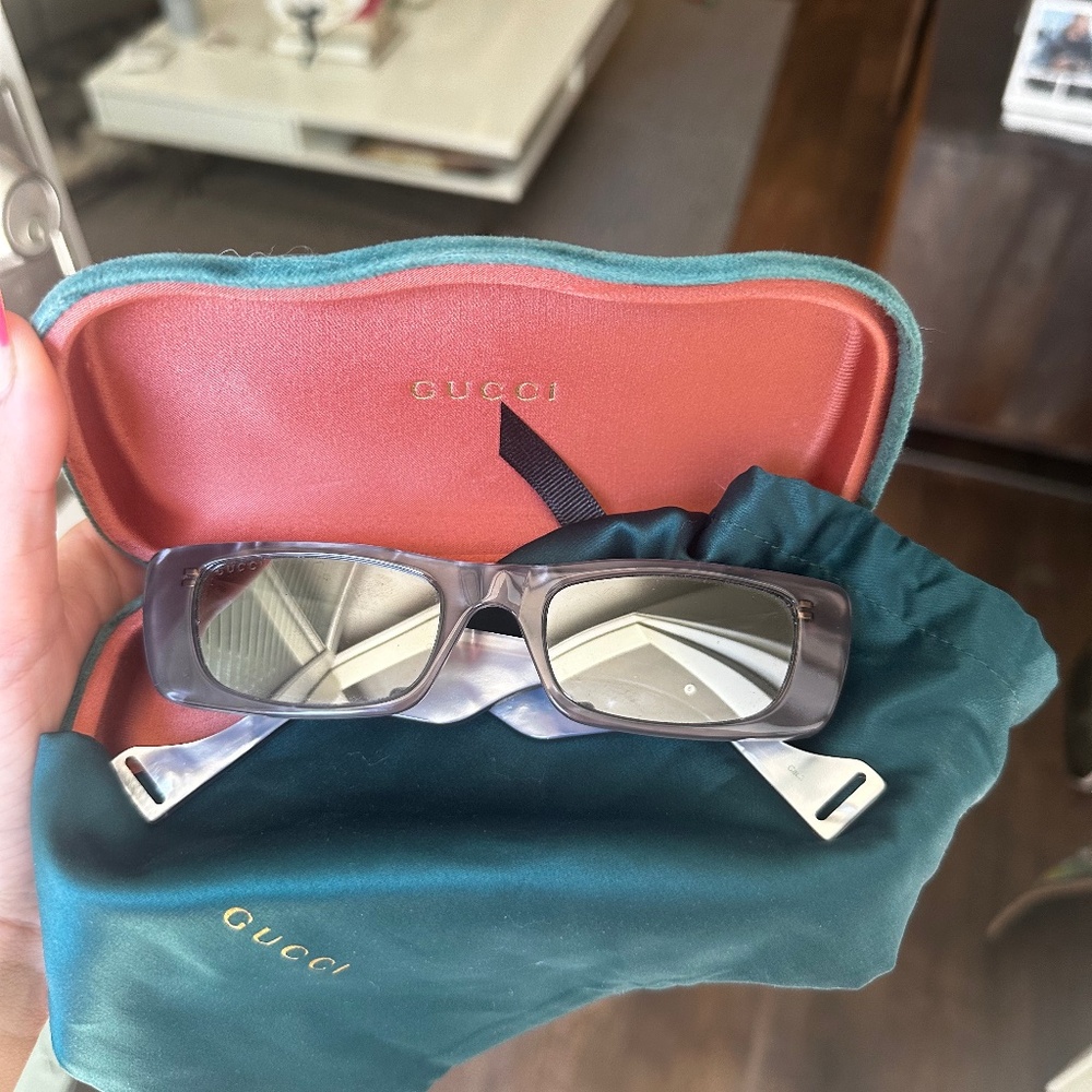 Gucci Sunglasses Grey Marble